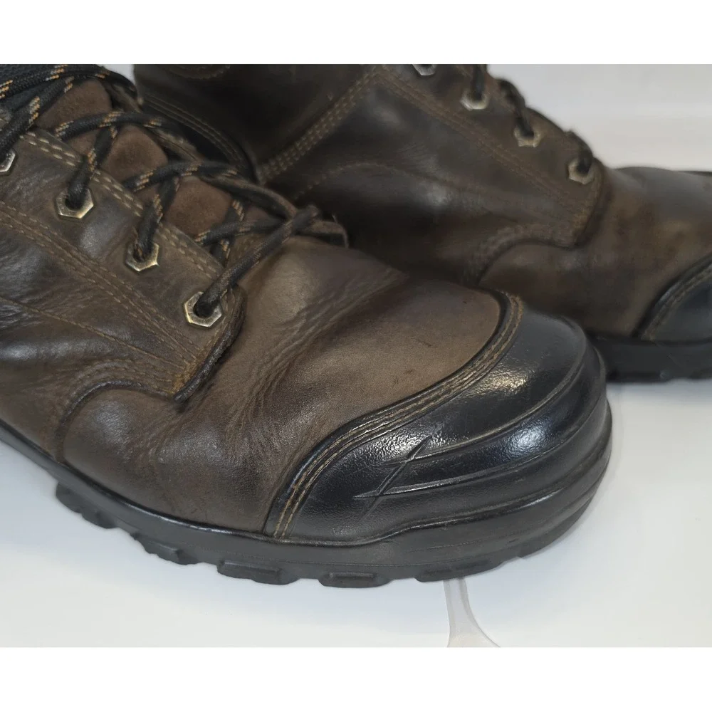 Ariat Treadfast Waterproof Steel Toe Work Boots, Men's Size 11D Freshly Shined
